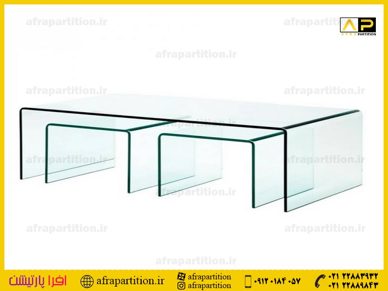 میز عسلی شیشه ای (36)